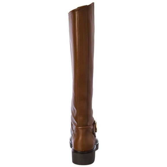 Stuart Weitzman Luxering Leather Knee-High Riding Boot - Picture 3 of 5